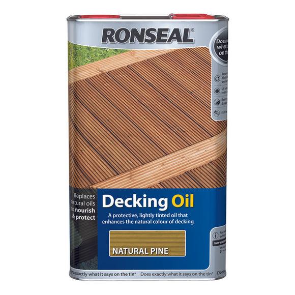 Ronseal Decking Oil 5L Natural Pine