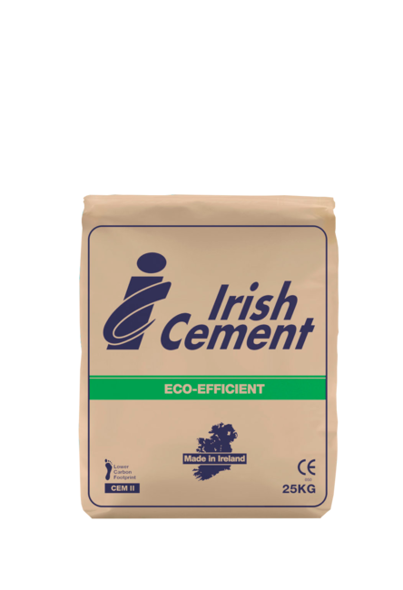 Irish Cement – Bagged Cement – 25KG