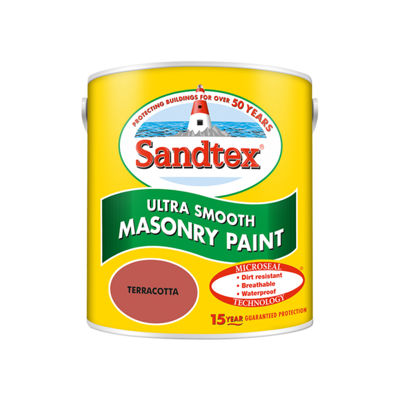 Sandtex Microseal Smooth Masonry Terracotta 2.5L