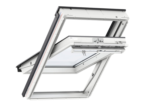 Velux White PU Centre Pivot Roof Window - 78X118CM