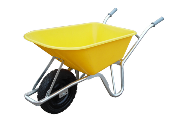 100ltr. Yellow Hd Sitebuilder Wheelbarrow