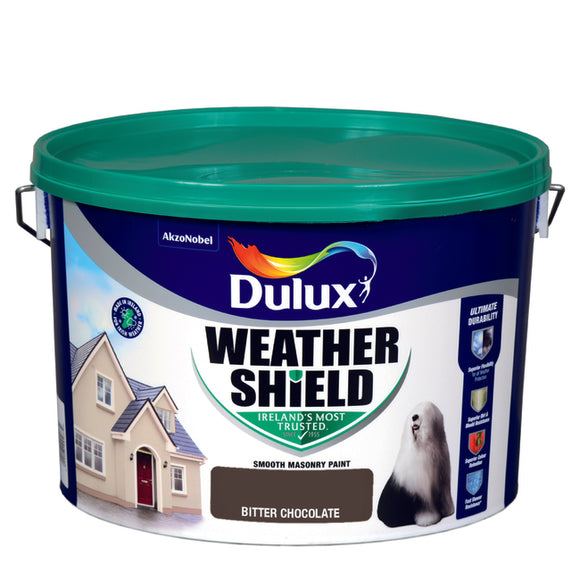 Dulux Weathershield Bitter Chocolate  10L