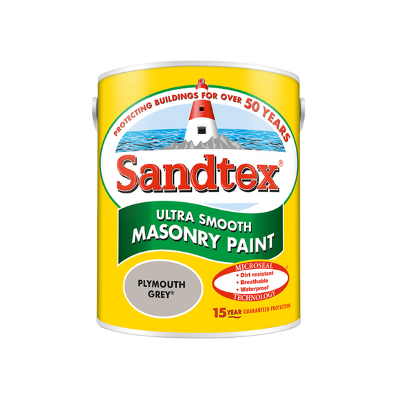 Sandtex Microseal Smooth Masonry Plym Grey 5L