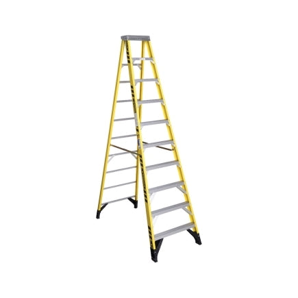 10 Step Single-Sided Fibreglass Step Ladder