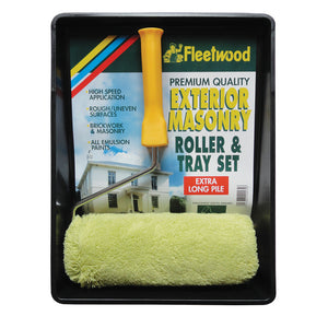 Fleetwood 9" Premium Masonry Roller & Tray Set