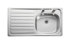 Sink [Inset] 950 X508 L/Hand Dr Sb/Sd (Inc Waste)