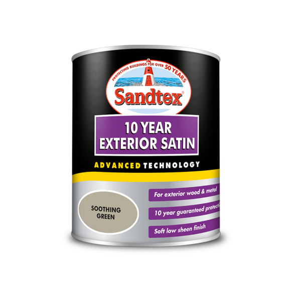 Sandtex 10 Year Satin Green 750ml