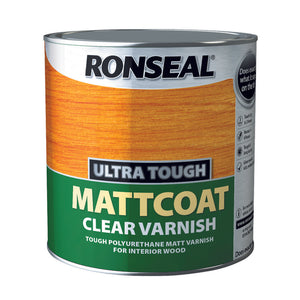 Ronseal Ultra Tough Varnish 2.5L Matt Coat