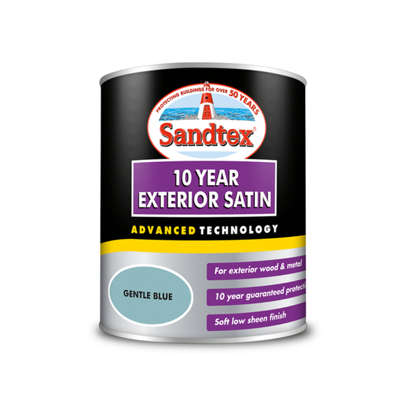 Sandtex 10 Year Satin Gentle Blue 750ml