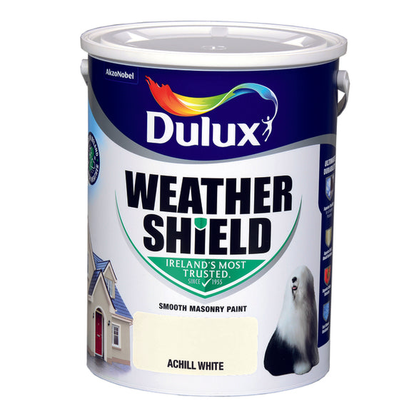 Dulux Weathershield Achill White 5L